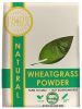 Pride Of India - Natural Wheatgrass Powder - Half Pound (8oz - 227gm) Vegan Antioxidant Rich Powerful Superfood - Instantly mixes into Juices