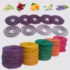 50pcs Spiral Incense, Lemongrass, Rose, Jasmine, Lavender Orange Aromatherapy Coils, Burning Time 3-4 Hours Suitable for Air Purification, Yoga