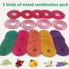 50pcs Spiral Incense, Lemongrass, Rose, Jasmine, Lavender Orange Aromatherapy Coils, Burning Time 3-4 Hours Suitable for Air Purification, Yoga